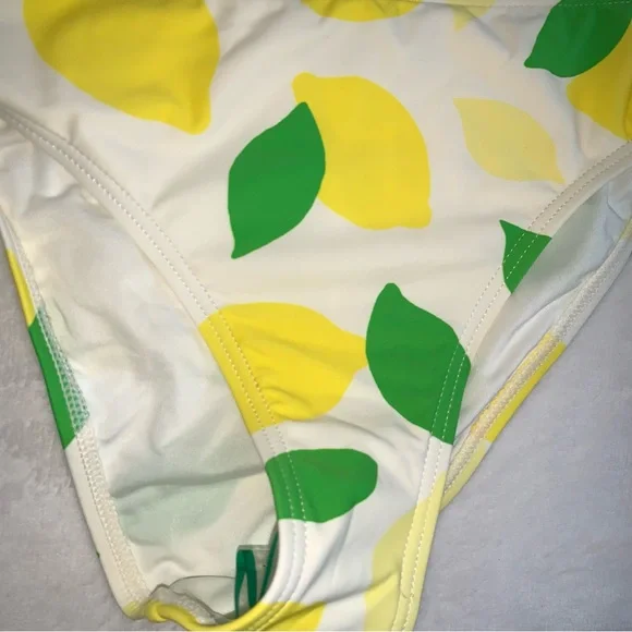 Kate spade yellow white and green bikini set size small new with tags - Picture 6 of 7